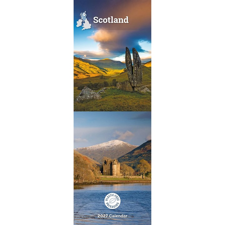Scotland Slim Calendar 2027