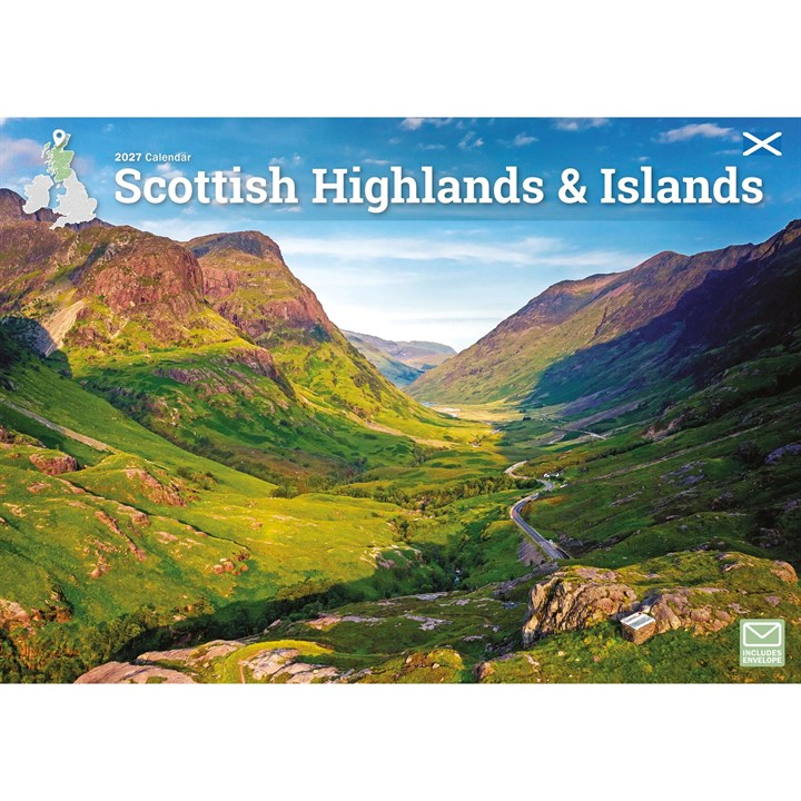 Scottish Highlands & Islands A4 Calendar 2027