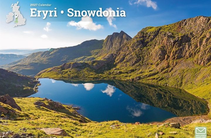Eryri Snowdonia A4 Calendar 2027