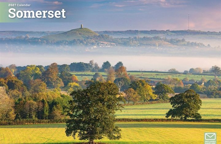 Somerset A4 Calendar 2027