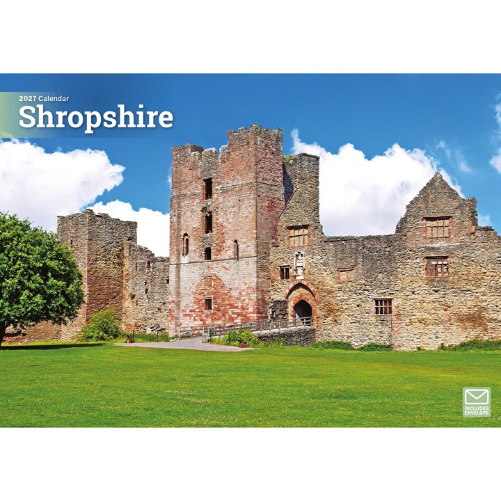 Shropshire A4 Calendar 2027