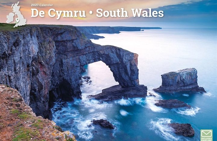 South Wales A4 Calendar 2027