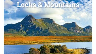 Scottish Lochs & Mountains Mini Easel Desk Calendar 2027