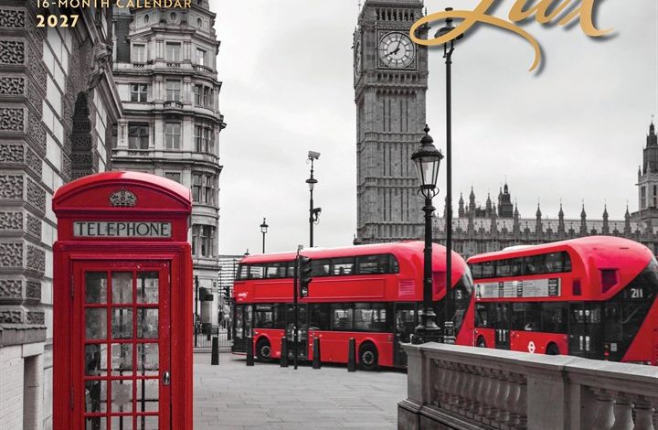 London Lux Calendar 2027