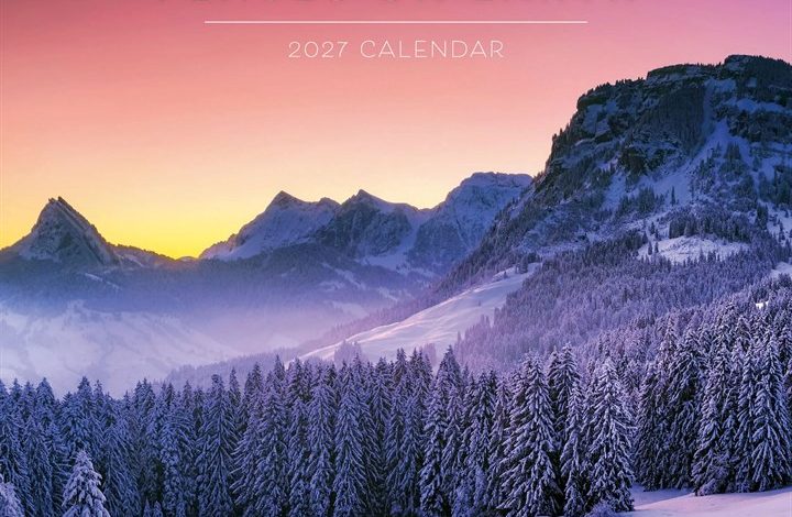 Most Beautiful Places On Earth Mini Calendar 2027