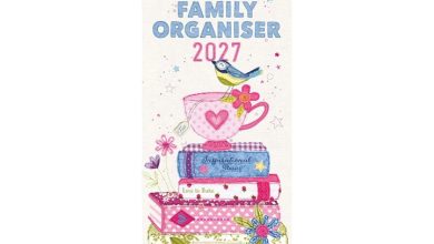 Mum's Fabric Slim Family Planner 2027