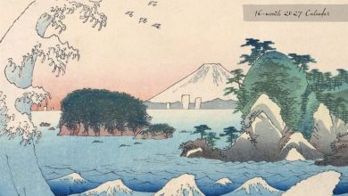 Japanese Woodblocks Calendar 2027