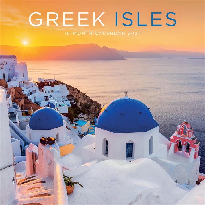 Greek Isles Mini Calendar 2027