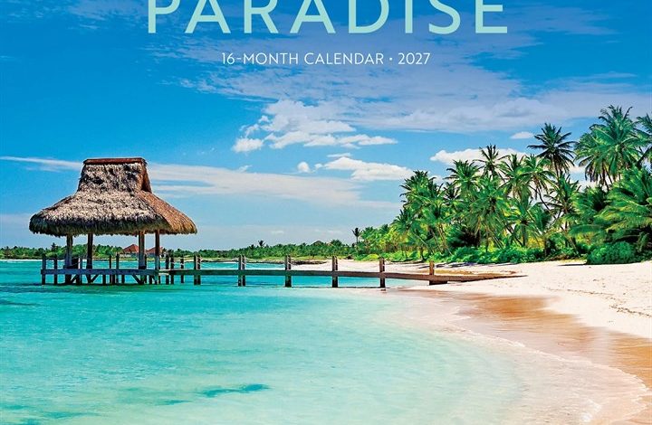 Island Paradise Mini Calendar 2027