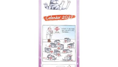 9 Lives Slim Calendar 2027