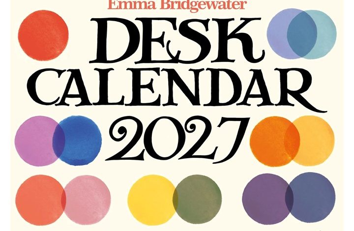 Emma Bridgewater Easel Desk Calendar 2027