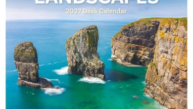 British Landscapes Easel Desk Calendar 2027