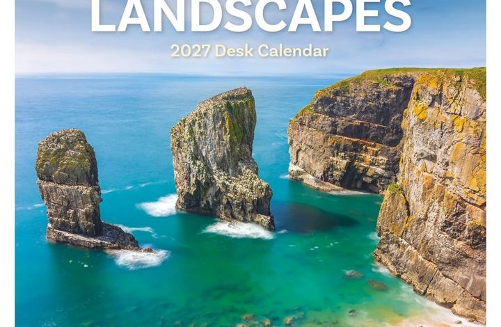 British Landscapes Easel Desk Calendar 2027