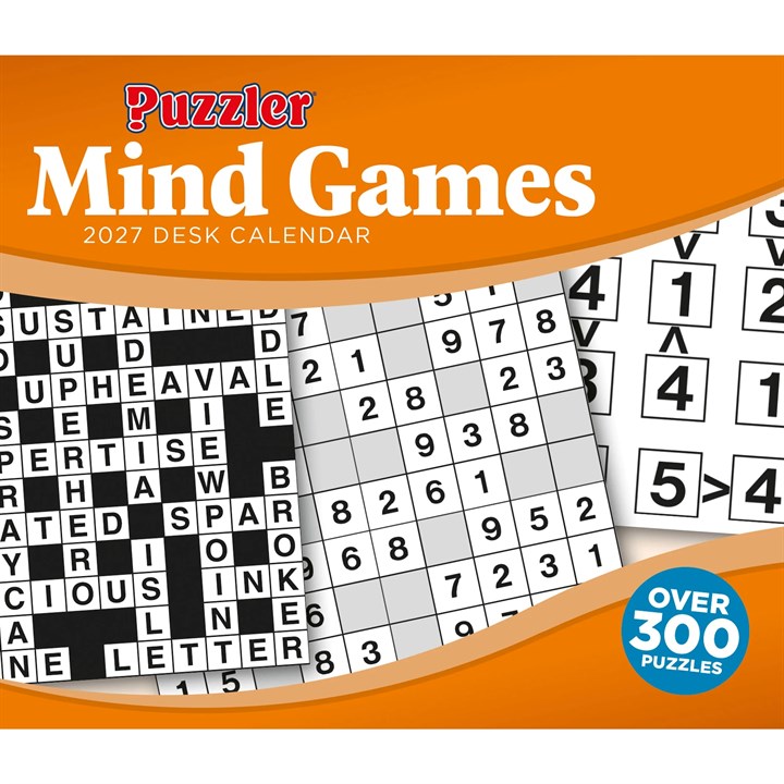 Mind Games, Puzzler Desk Calendar 2027