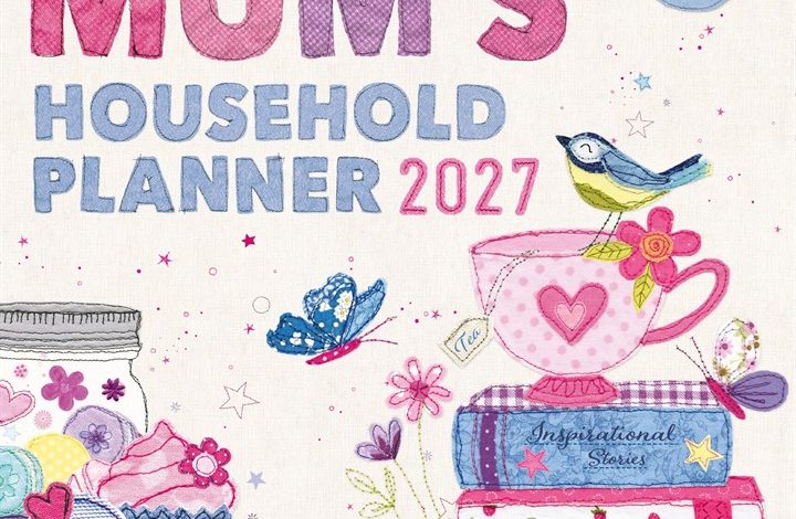 Mum's Fabric Household Family Planner 2027