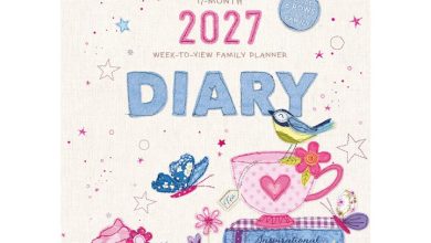 Mum's Fabric A5 Planner Diary 2026 - 2027