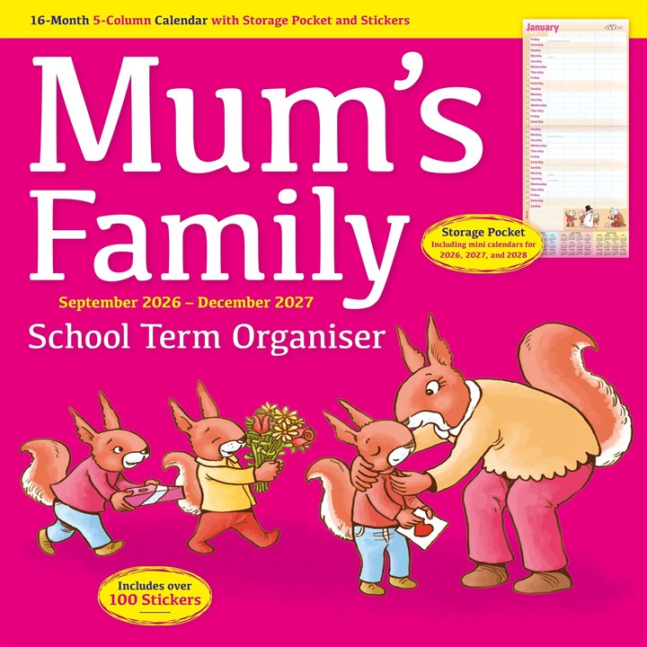 Mum’s Family School Term Organiser 2026 – 2027