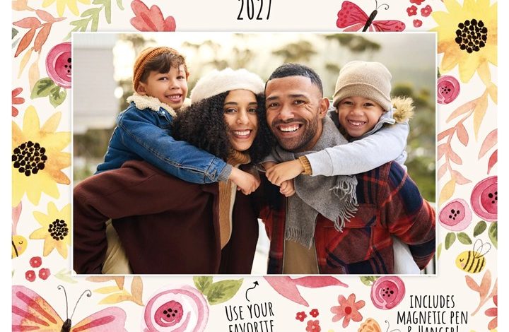 Cherished Memories Magnetic Photo Mini Calendar 2027