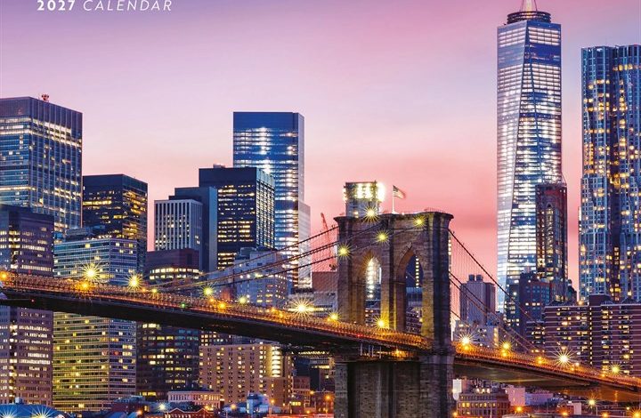New York Mini Calendar 2027