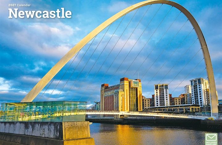 Newcastle A4 Calendar 2027