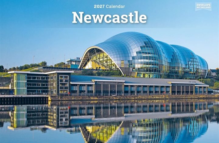 Newcastle A5 Calendar 2027