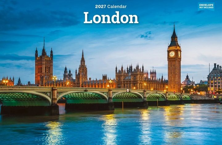 London A5 Calendar 2027