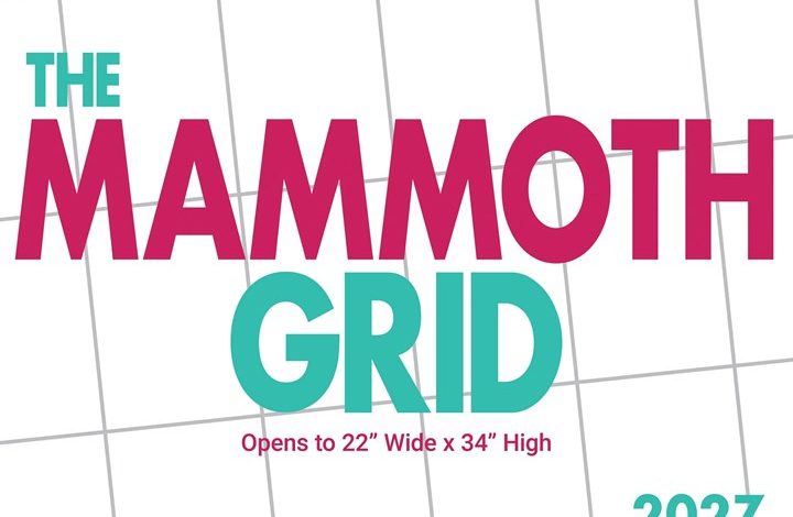The Mammoth Grid Super Deluxe Calendar 2027