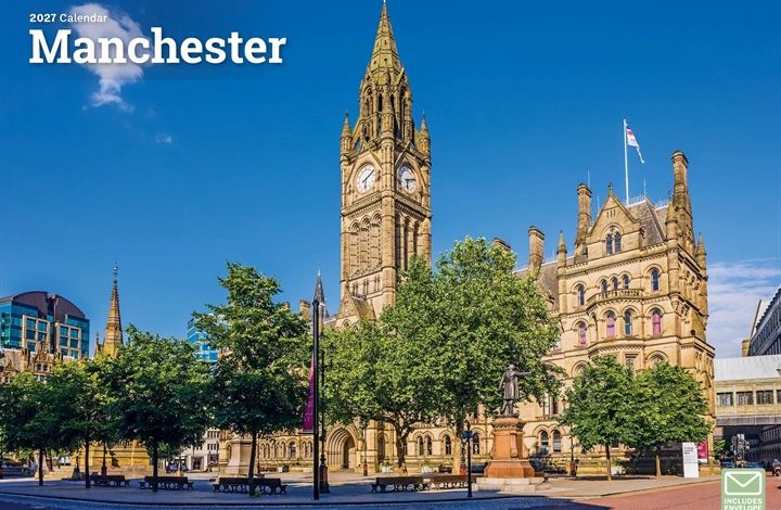 Manchester A4 Calendar 2027
