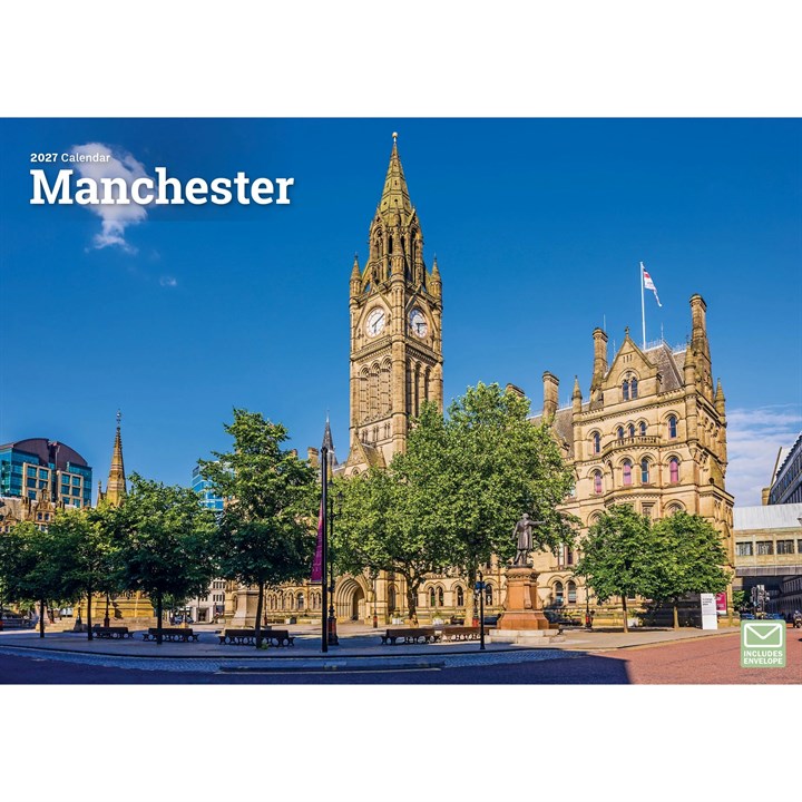 Manchester A4 Calendar 2027