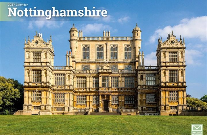 Nottinghamshire A4 Calendar 2027