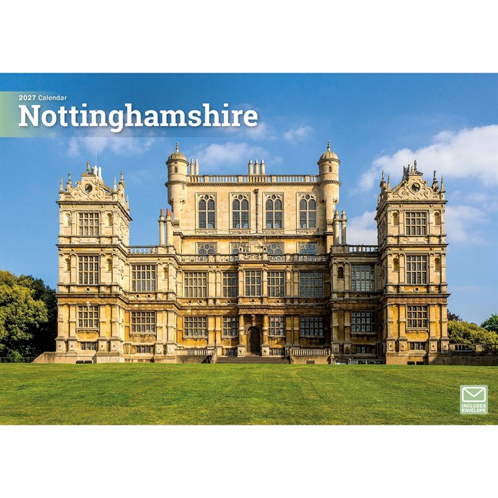 Nottinghamshire A4 Calendar 2027
