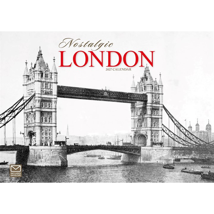 Nostalgic London A4 Calendar 2027