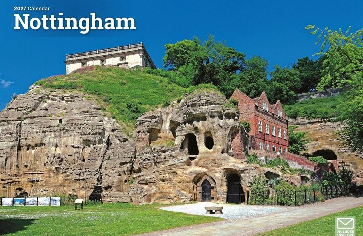 Nottingham A4 Calendar 2027
