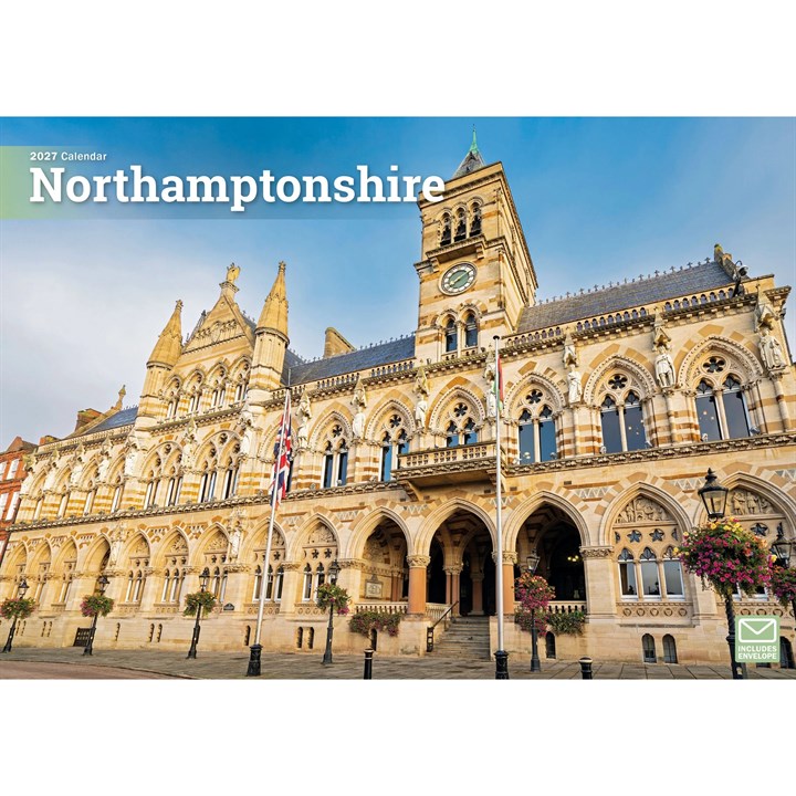 Northamptonshire A4 Calendar 2027