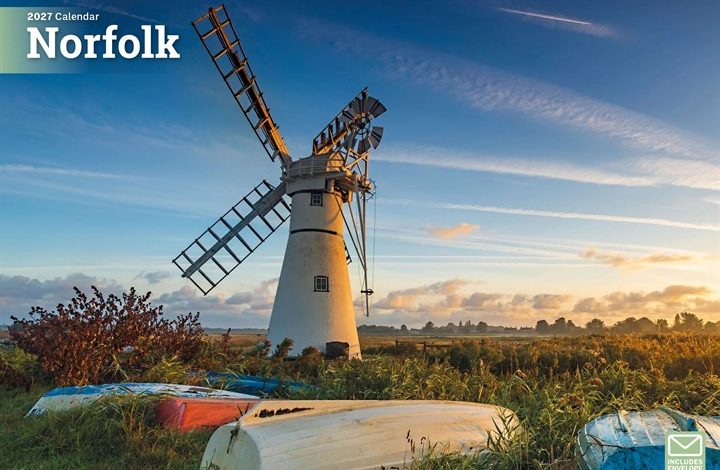 Norfolk A4 Calendar 2027