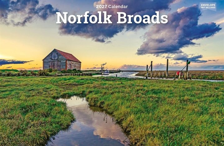 Norfolk Broads A5 Calendar 2027