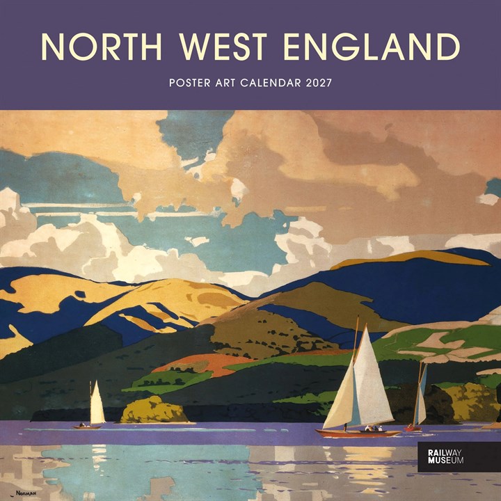National Railway Museum, North West England Poster Art Calendar 2027