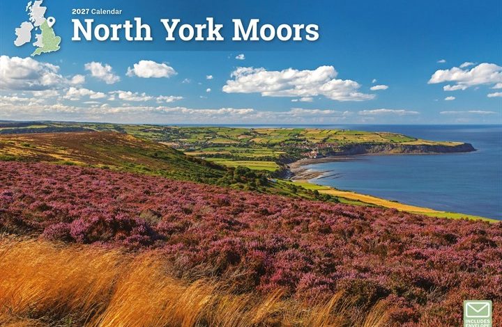 North York Moors A4 Calendar 2027