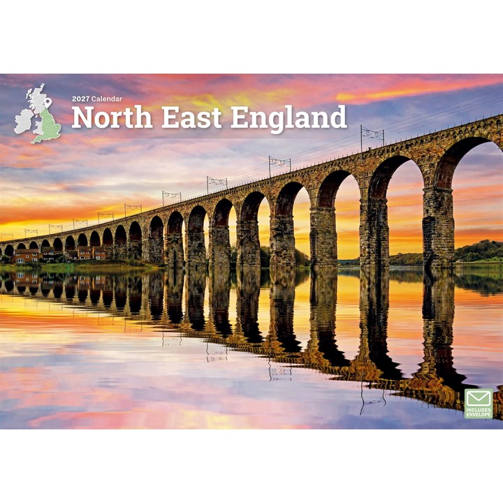 North East England A4 Calendar 2027