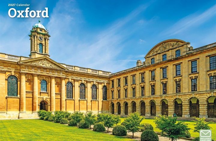 Oxford A4 Calendar 2027