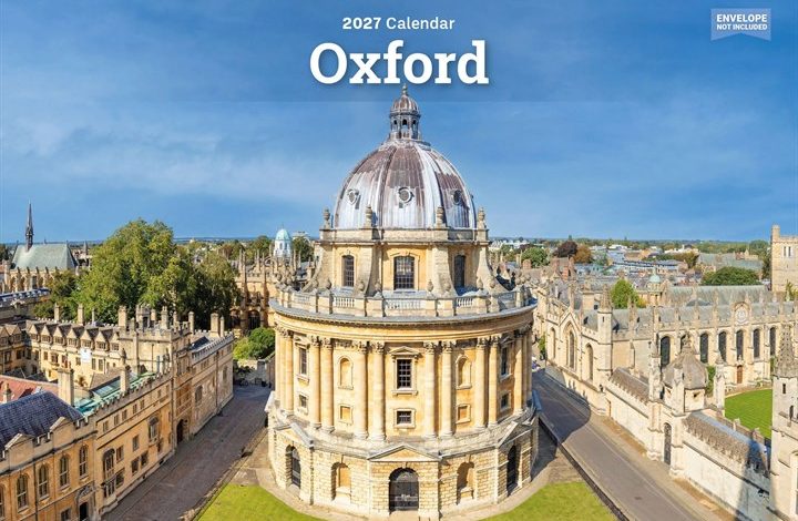 Oxford A5 Calendar 2027