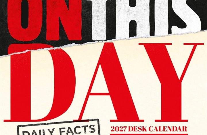 On This Day Desk Calendar 2027