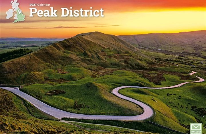 Peak District A4 Calendar 2027