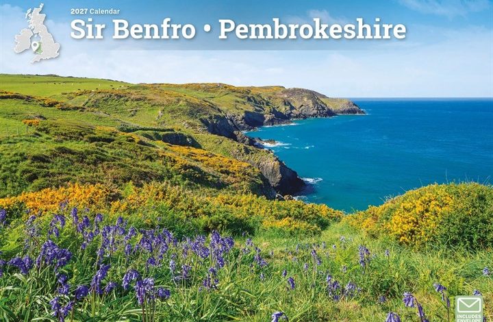 Pembrokeshire A4 Calendar 2027