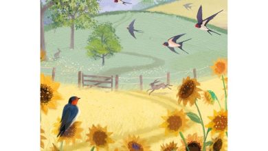Swallows & Sunflowers A5 Diary 2027