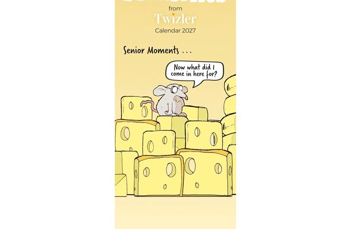 Twizler Funny Moments Slim Calendar 2027