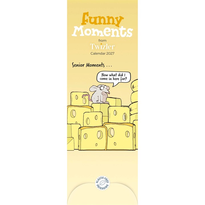 Twizler Funny Moments Slim Calendar 2027