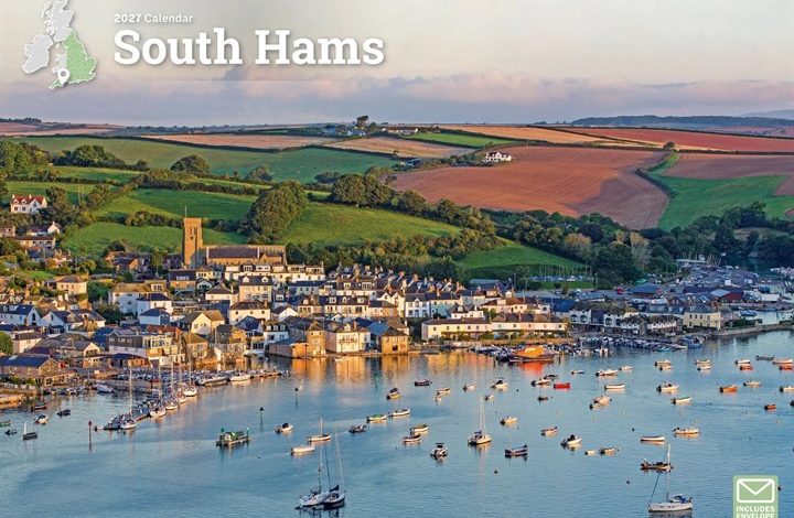South Hams A4 Calendar 2027