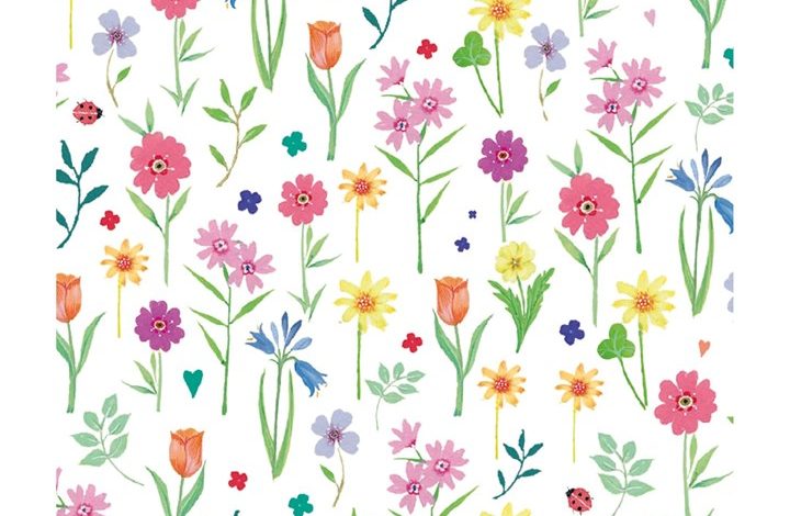 Flowers Square Pocket Diary 2027