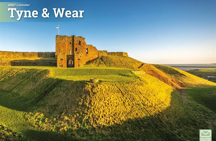 Tyne & Wear A4 Calendar 2027